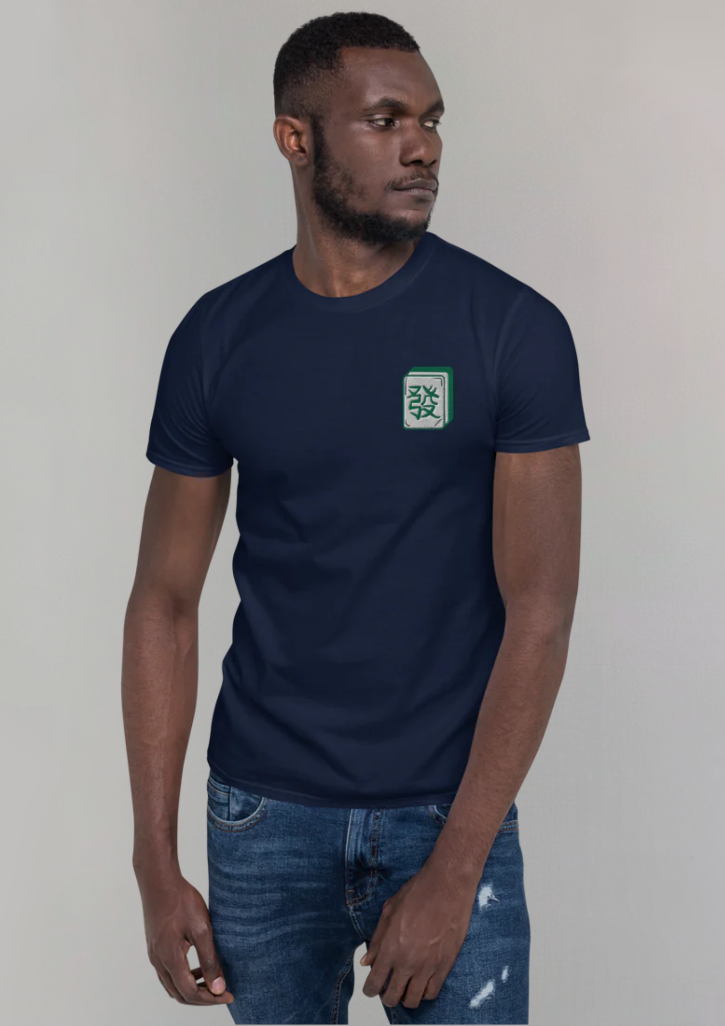 The MAHJONG Embroidered Tee