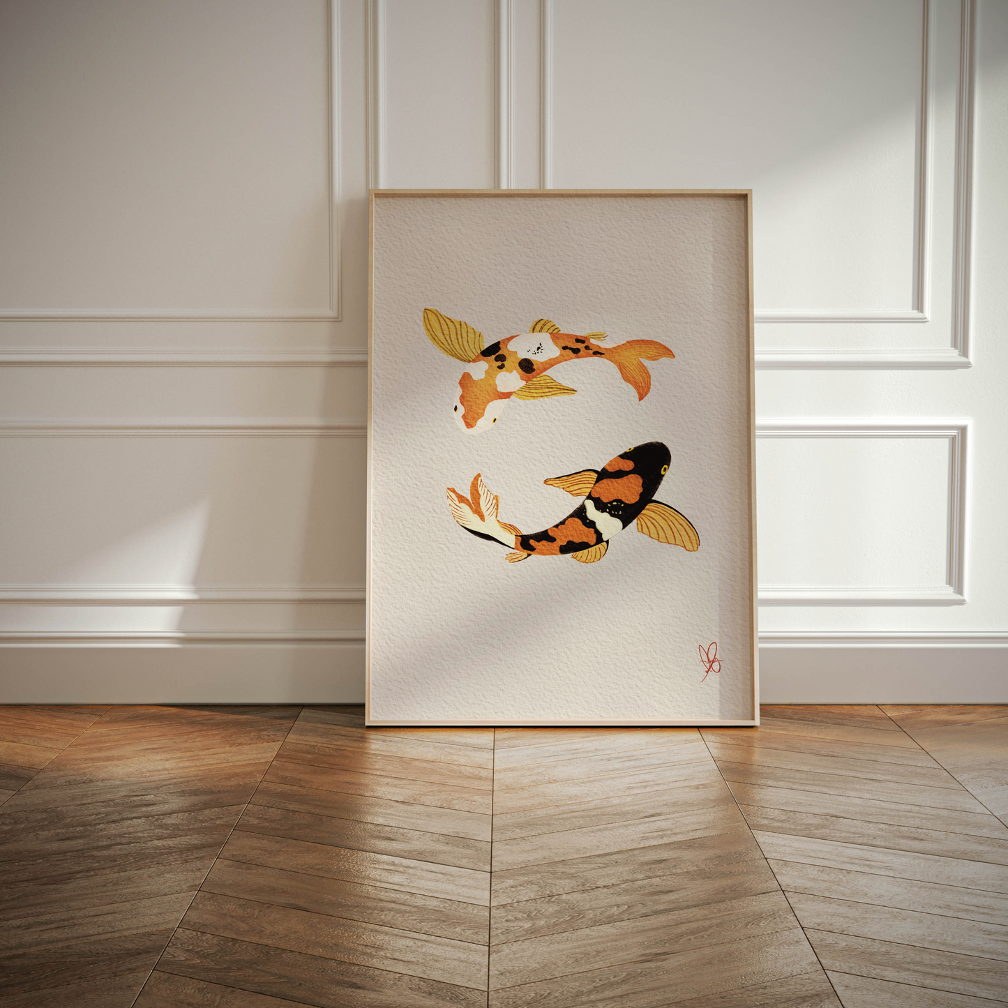 The Koi Print | Digital Print Wall Art Decor
