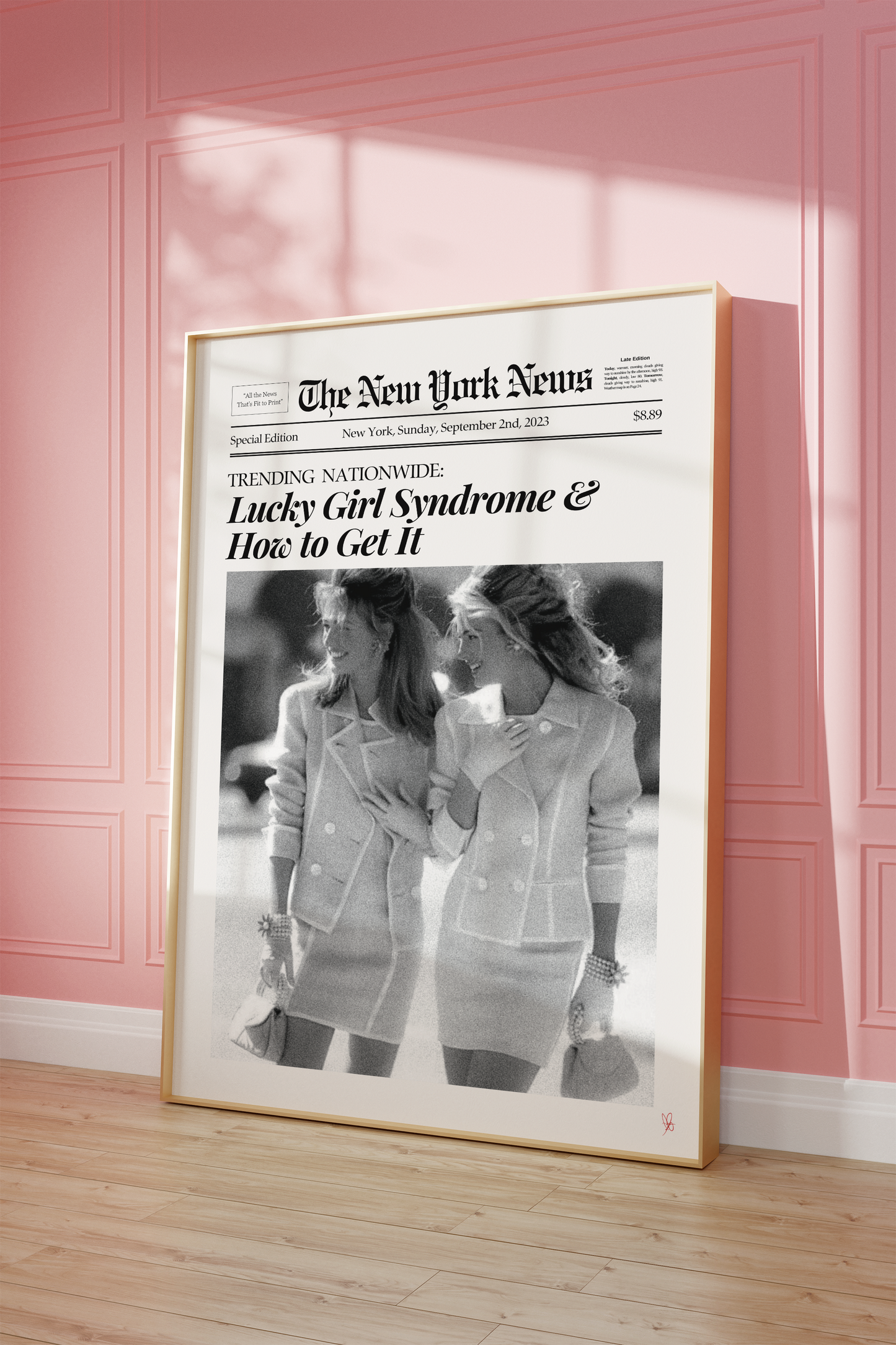 Lucky Girl Syndrome, Old Money Aesthetic Poster