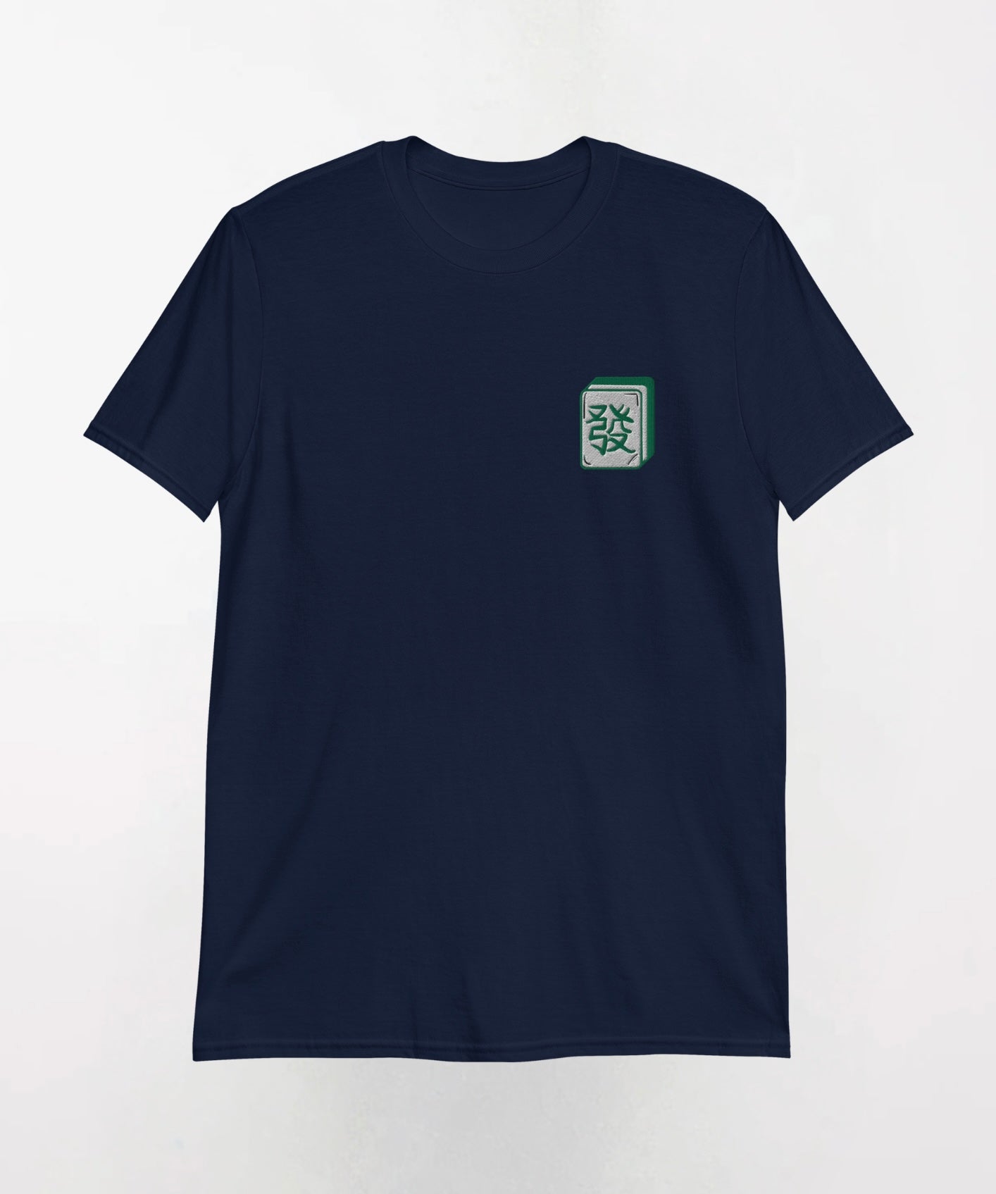 Unwrapped Collections - Men and Women Unisex Shirt with '發' (fa) Embroidery - Lucky Charm