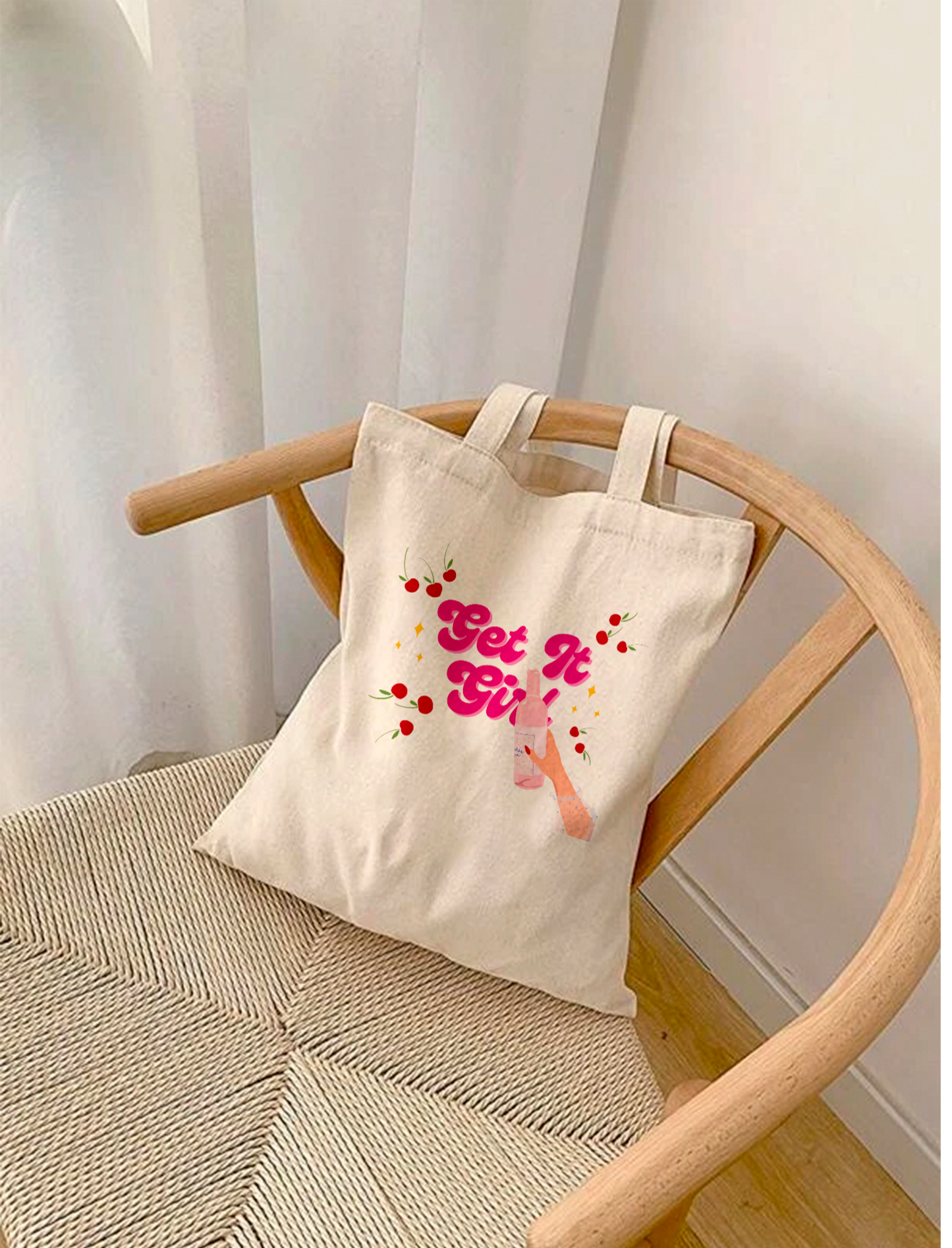 "Get It Girl" Jeannie Tote Bag